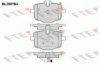 FTE BL2081B4 Brake Pad Set, disc brake